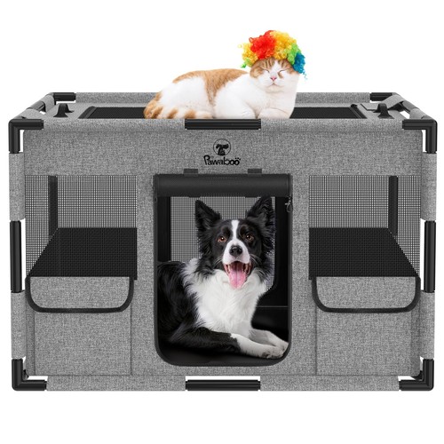 Parc chien portable avec - portable, toit