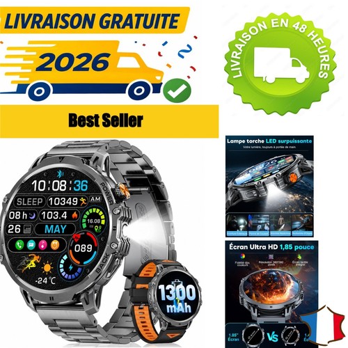 Lige montre connectée homme - montre,