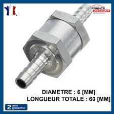 CLAPET ANTI-RETOUR 6MM SOUPAPE
