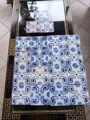 Lot anciens carrelage - lot, 16
