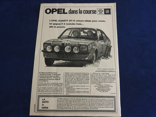 Publicité automobile opel - publicité,