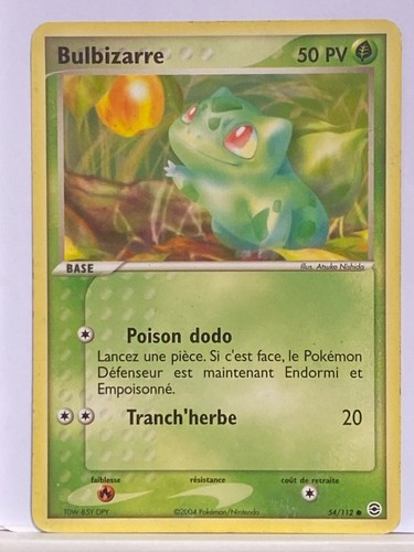 Bulbizarre 112 rouge - ex,