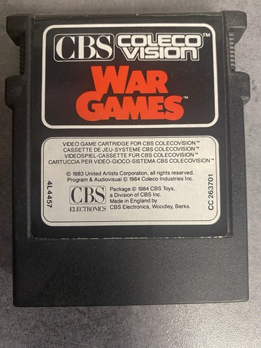 War games colecovision - games,