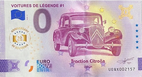 Billet souvenir ueqx voitures - souvenir,
