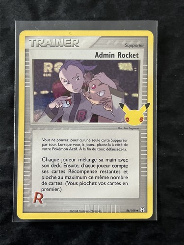 Carte pokémon trainer - pokémon, admin