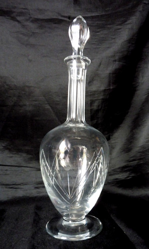 Carafe verre taillé - carafe,