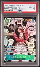 PSA 10 Dracule Mihawk OP14-119