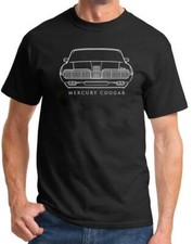 1970 Mercury Cougar Classic Front End Design Tshirt NEW