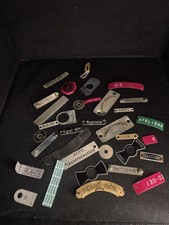 Lot plaques signalétiques