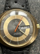 OMEGA Geneva Dynamic 166.079 Gold Plated Case Size 40mm Automatic Watch