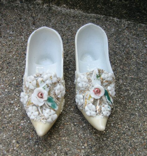 Paire soulier ancien chaussure - ancien,