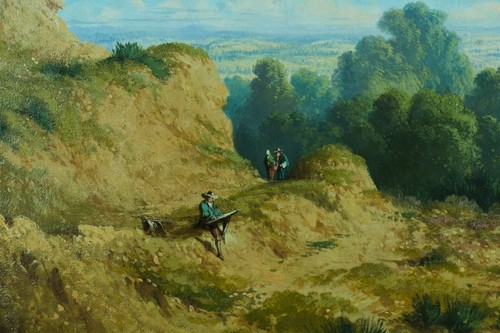 Ancien tableau paysage