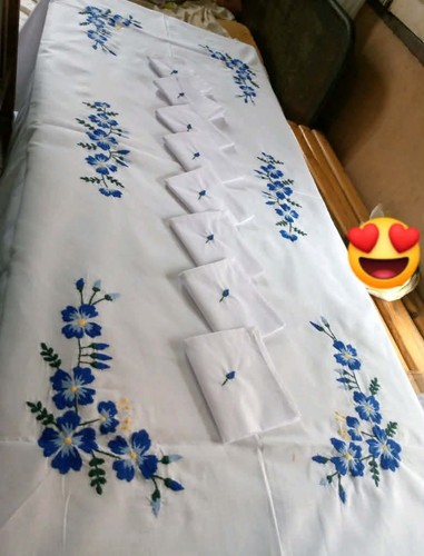 Nappe rectangulaire tissu