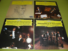 Maurizio Pollini - Piano - Deutsche Grammophon 4xLP LOT / Brahms Mozart Chopin