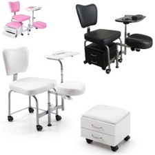 ATHOS Tabouret fauteuil siege pour manucure pédicure esthétique salon tattoo de 