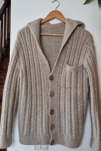 Gros cardigan homme tricoté