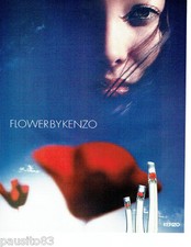 PUBLICITE ADVERTISING 056  2004   Flower by  Kenzo  parfum femme
