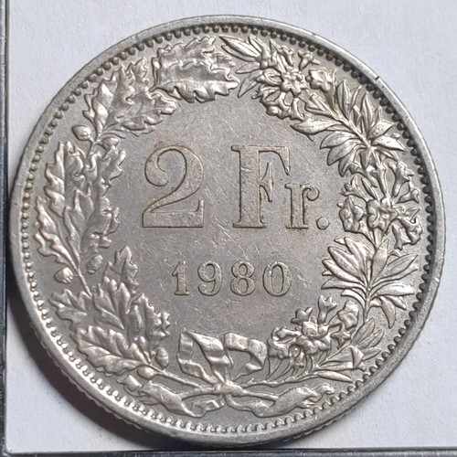 Francs 1980 helvetia - 2, suisse