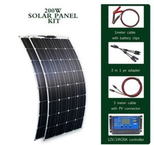 Panneau Solaire Souple Kit 12V