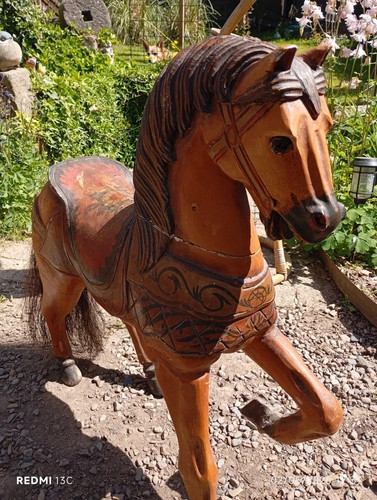 Wooden horse ride - wooden,