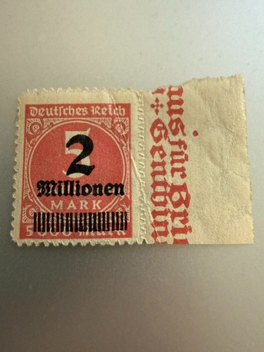 Timbre allemand 1923 2 - ,