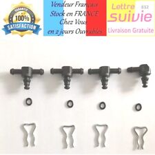 4 Connecteur retour gasoil injecteur Common Rail Bosch Série 110 Hdi  +4 agrafe