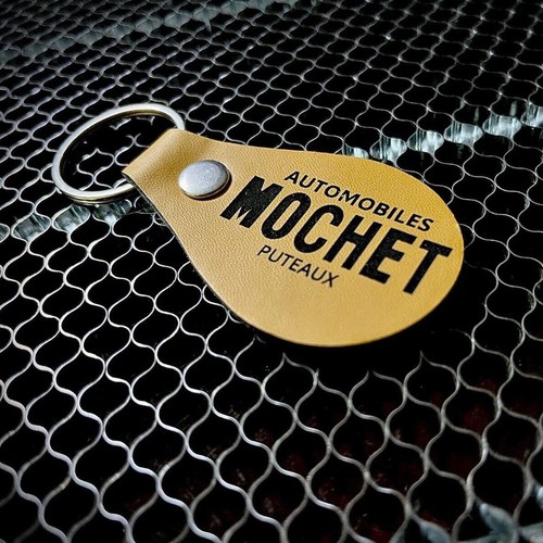 Porte clés cuir - porte-clés, avec