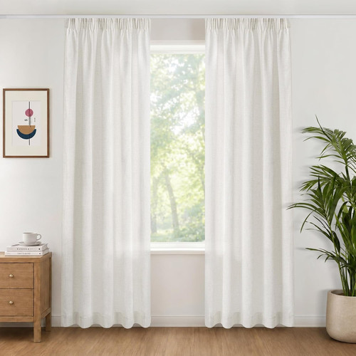 Rideaux effet lin - rideaux,