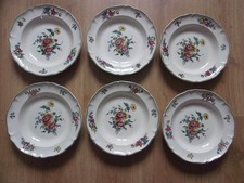 6 assiettes plates villeroy et
