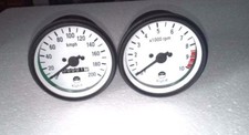 YAMAHA RD250 RD 350 RD400 SPEEDOMETER & TACHYMETER SET -RPM METER CLUSTER -
