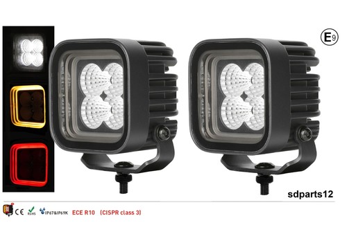 Phares travail led 12 24v - de, 12-24v
