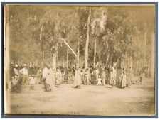 Afrique du Nord, groupe en tenue traditionnelle, burnous, kachabia, chéchias  Vi