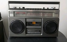 SONY CFS-55L Poste radio cassette K7 vintage   fonctionne Made In Japan Boombox