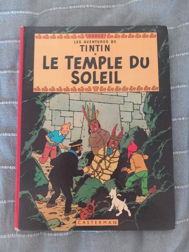 Tintin les temple soleil - bd,