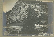 Saint-Jean-de-Sixt (Haute-Savoie). Café restaurant J. Milhomme. Circa 1900.