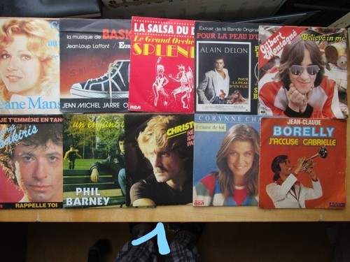 Lot disques vinyles t au - lot,