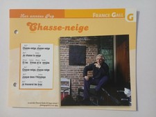 CARTE FICHE - FRANCE GALL