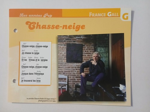 Carte fiche france gall - carte,