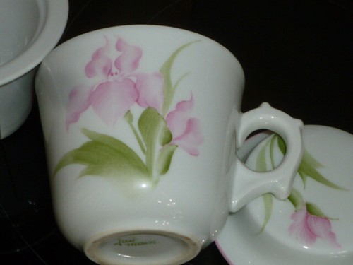 Tisaniere porcelaine tasse - tisaniere,