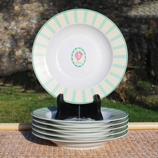 Set de 6 assiettes creuses Guy