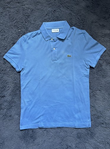Polo lacoste bleu ciel homme - polo,
