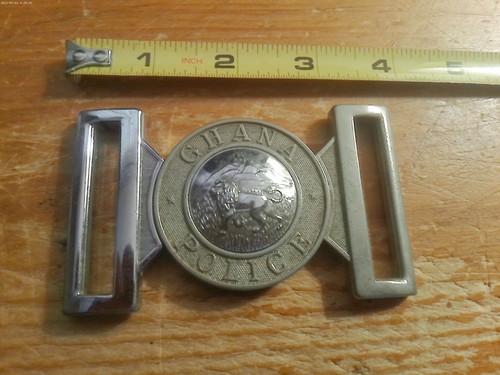 Obsolete ghana police belt - obsolete,
