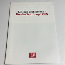 HONDA CIVIC COUPÉ CRX / 12p
