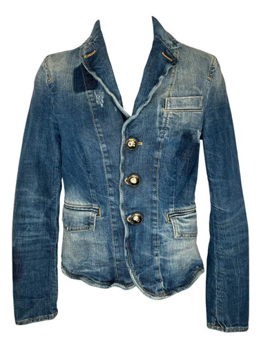 Dsquared vintage denim blazer - vintage,