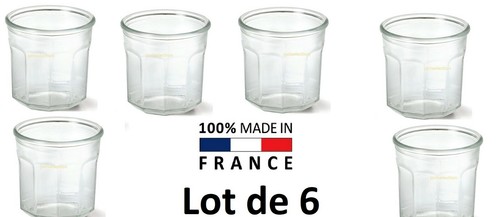 Lot bocaux verre pot - lot, 6