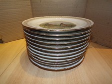 Lot de 12 assiettes "