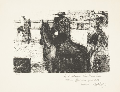 Bernard cathelin lithographie - bernard,