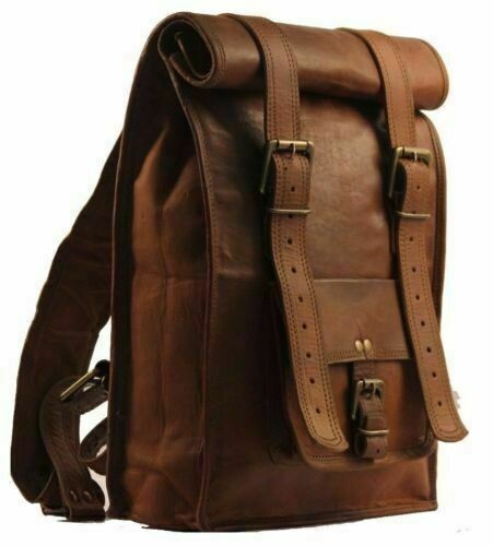 Sac dos cuir véritable - en,