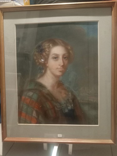 Portrait femme sur toile - de,