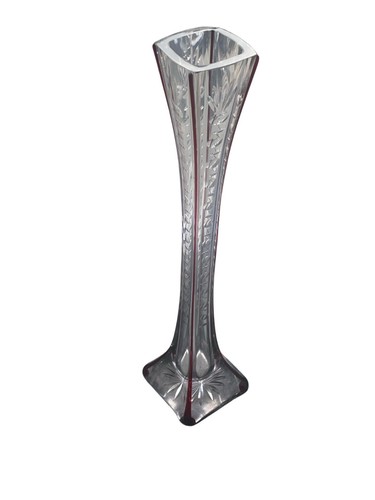 Vase soliflore blanc rouge - et,